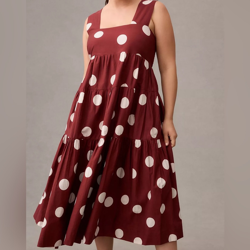 Anthropologie Helena Square-Neck Babydoll Dress - image 4